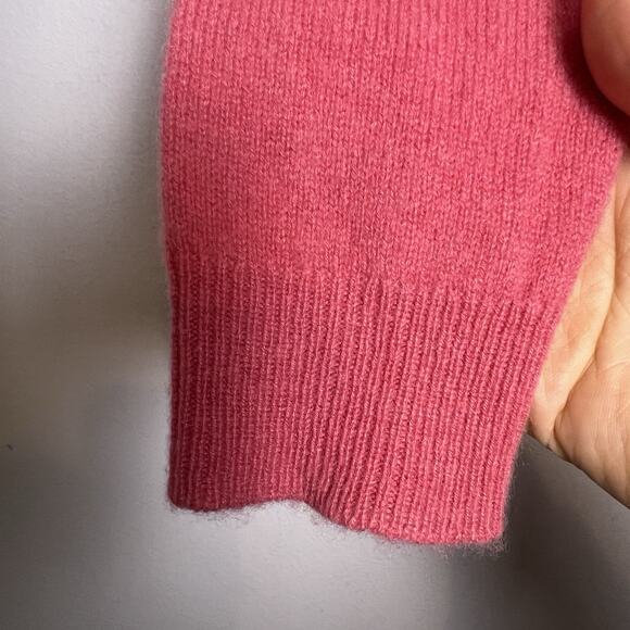 Ellen Tracy Womens 100% Cashmere Sweater Sz S Pink Quite Luxury - Picture 6 of 13